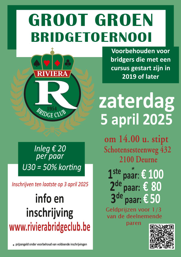 Affiche van het Groot Toernooi van Riviera