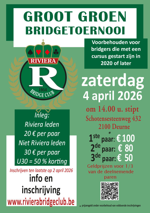 Affiche van het Groot Toernooi van Riviera