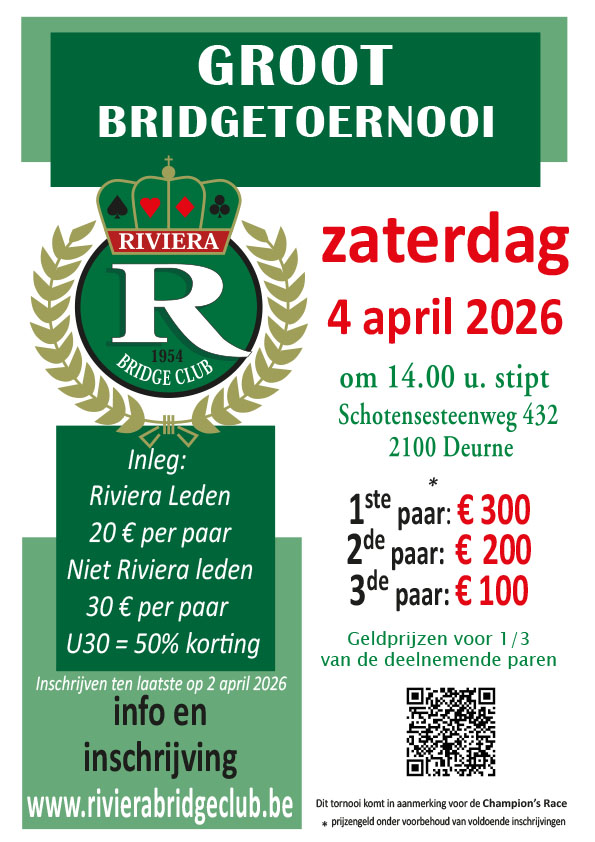 Affiche van het Groot Toernooi van Riviera