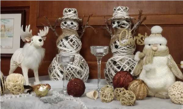 Clubhuis kerst versiering Clubhuis kerst versiering