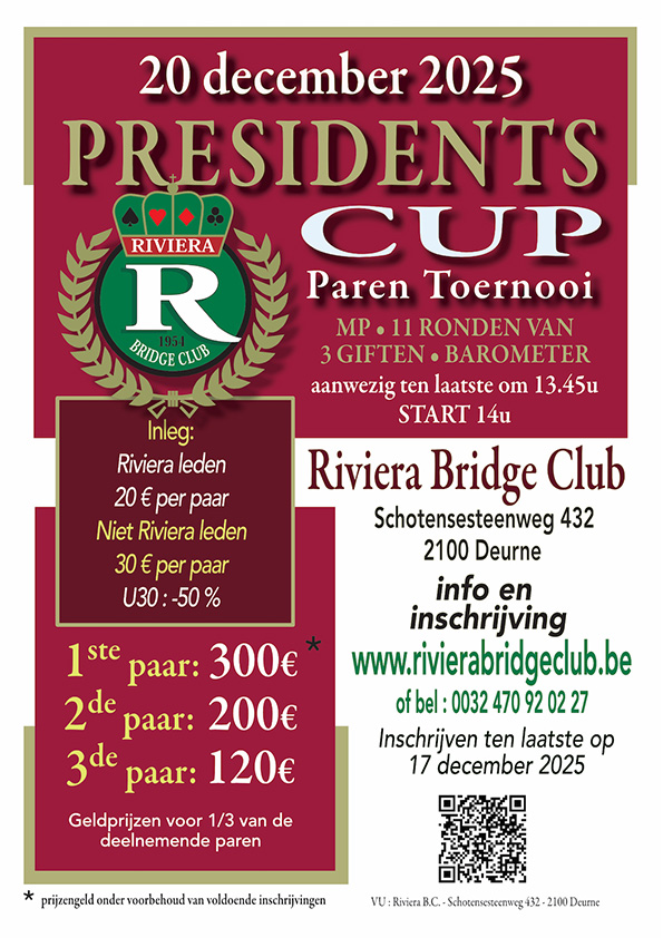 Affiche van het Groot Toernooi van Riviera