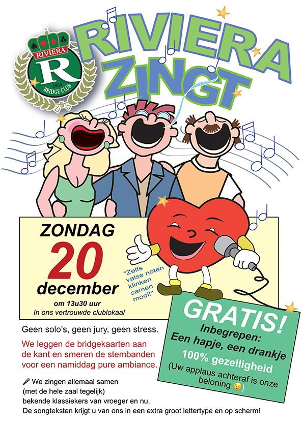 Riviera zingt